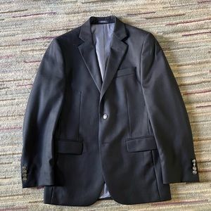 Stafford & Apt 9 Full 3-Piece Classic-Fit Black Suit (36R Jacket, 30x30 pants)